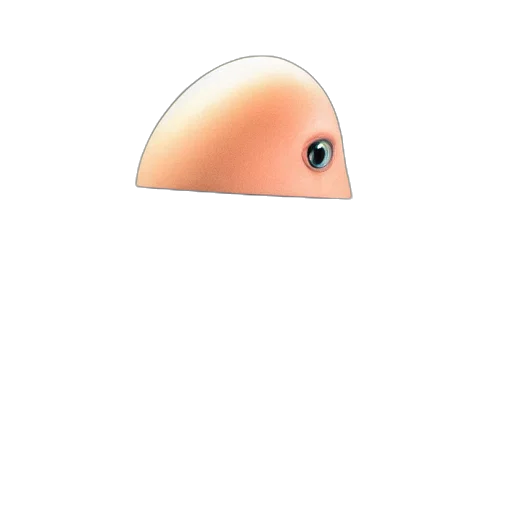 face, mask, hat, creature, 3d render, photorealistic, concept art, pixel art transparent PNG cut-out