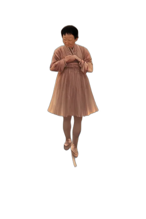 dress, staff, umbrella, shoes transparent PNG cut-out