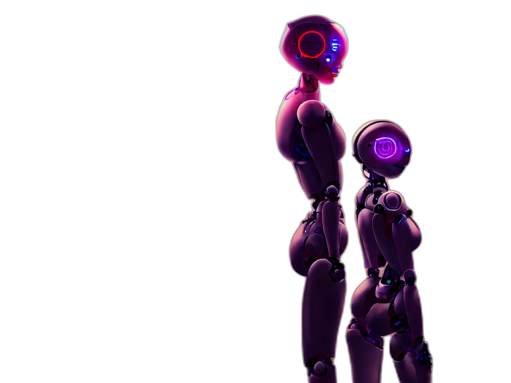 robot, weapon, cyberpunk, concept art transparent PNG cut-out