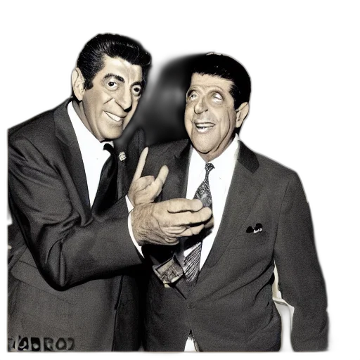 dean, martin, jerry, lewis transparent PNG cut-out