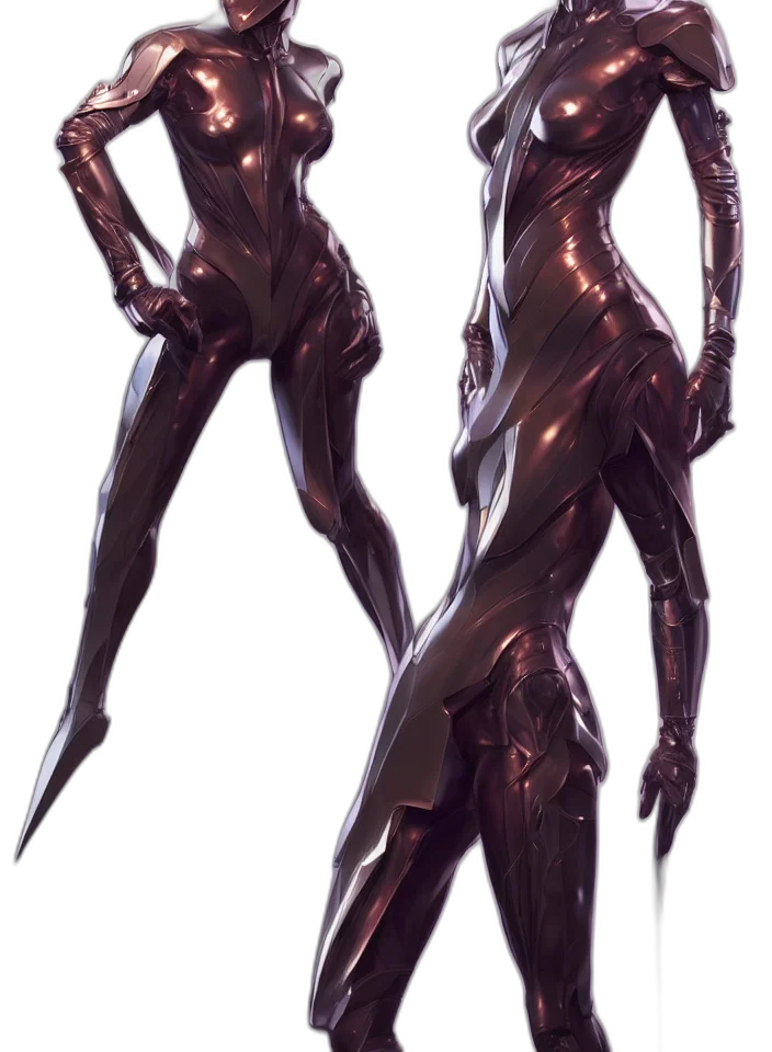 robot, creature, concept art, cyberpunk transparent PNG cut-out