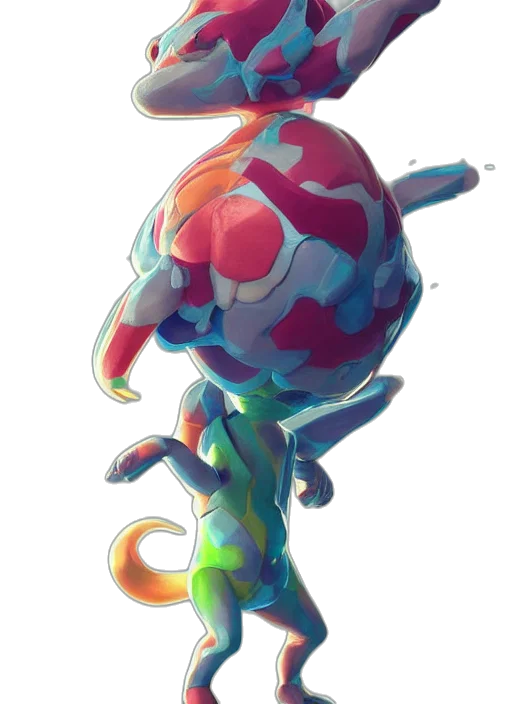 robot, creature, animal, weapon, concept art, watercolor, 3d render, pixel art transparent PNG cut-out