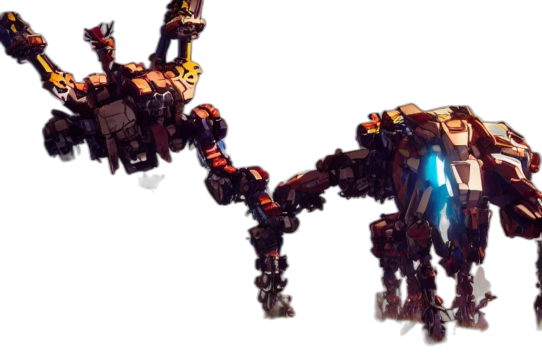 robot, animal, weapon, dragon transparent PNG cut-out