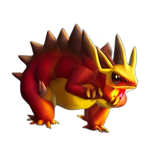 dragon, creature, animal, staff transparent PNG cut-out