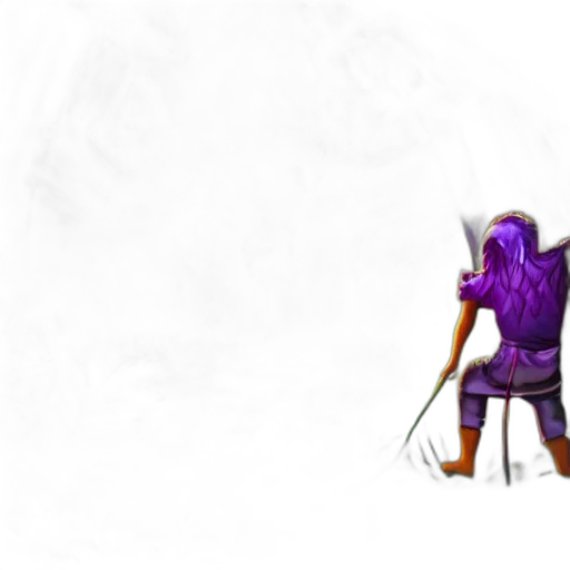 staff, sword, weapon, creature, concept art, fantasy art, 3d render, pixel art transparent PNG cut-out