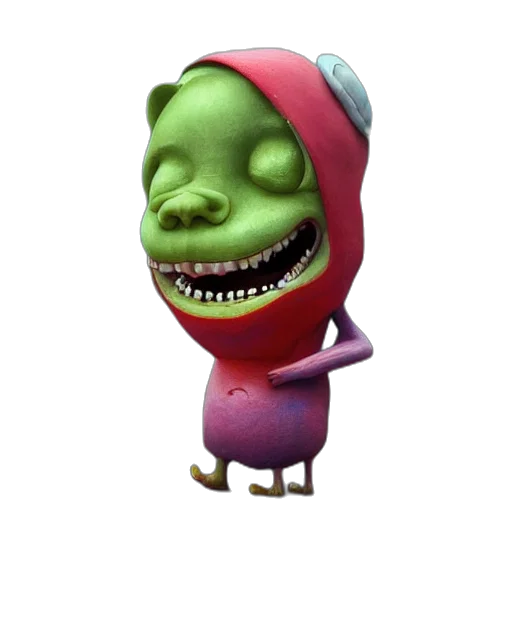creature, hat, mask, face transparent PNG cut-out