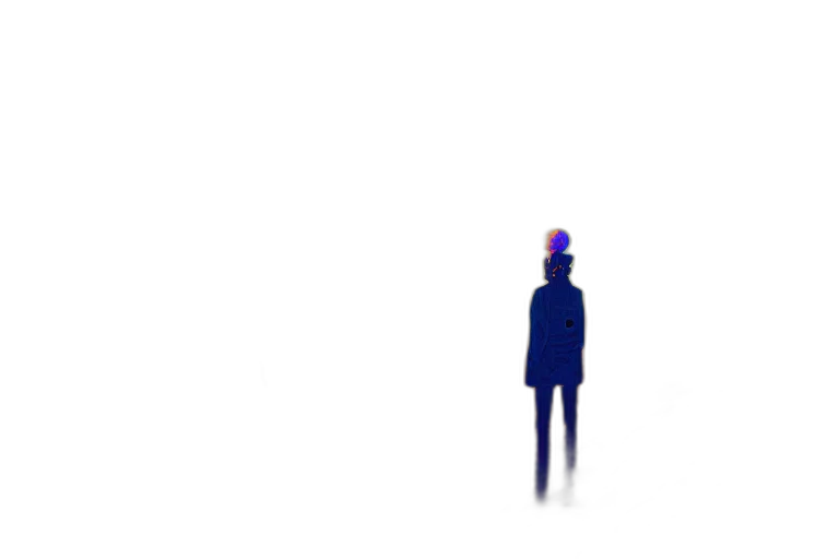 robot, staff, jacket, creature transparent PNG cut-out