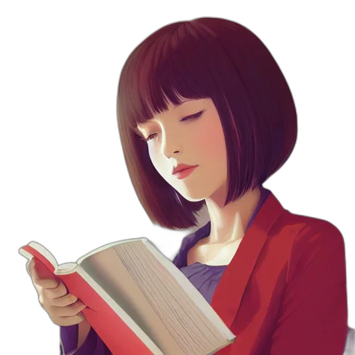 face, jacket, staff, robot, anime, photorealistic, watercolor, oil painting transparent PNG cut-out