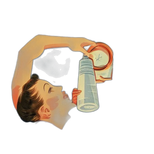 bottle, food, mask, face transparent PNG cut-out