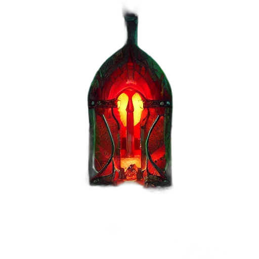 bottle, crown, jewelry, mask, 3d render, concept art, fantasy art, pixel art transparent PNG cut-out