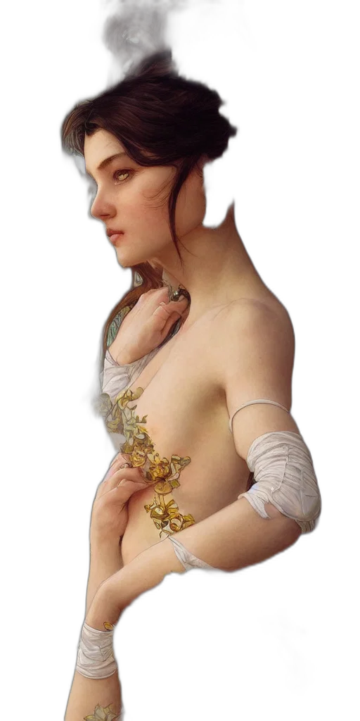 jewelry, crown, staff, dress transparent PNG cut-out
