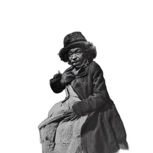 hat, staff, jacket, face, concept art, photorealistic, portrait, character transparent PNG cut-out