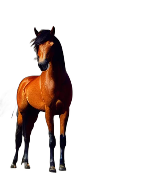 animal, creature, hair, hat, photorealistic, 3d render, concept art, oil painting transparent PNG cut-out