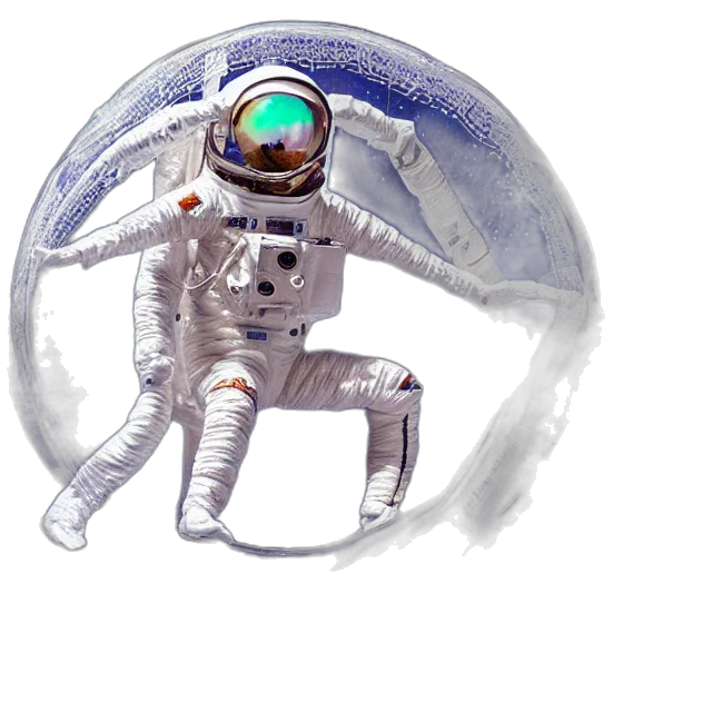 robot, mask, creature, staff transparent PNG cut-out