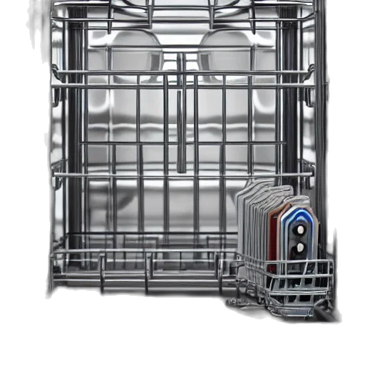 building, robot, concept art, 3d render transparent PNG cut-out