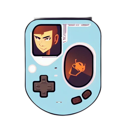 robot, face, pixel art, concept art transparent PNG cut-out