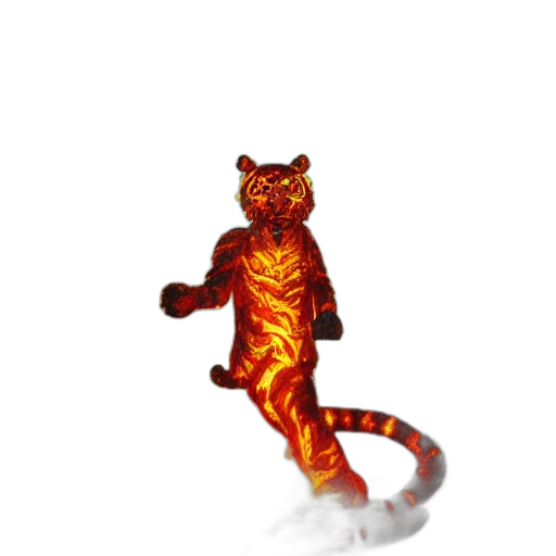 animal, staff, creature, dragon, 3d render, pixel art, concept art, photorealistic transparent PNG cut-out