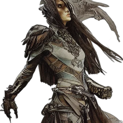 staff, mask, sword, fantasy art transparent PNG cut-out