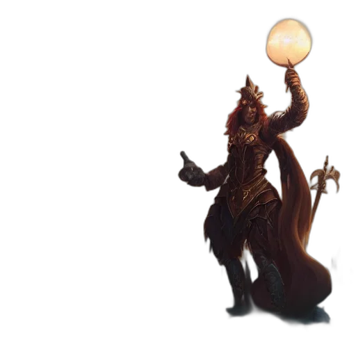 staff, mask, creature, crown transparent PNG cut-out