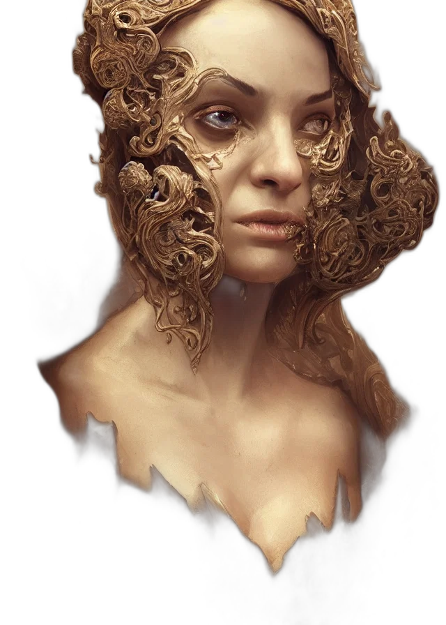 mask, face, crown, creature transparent PNG cut-out