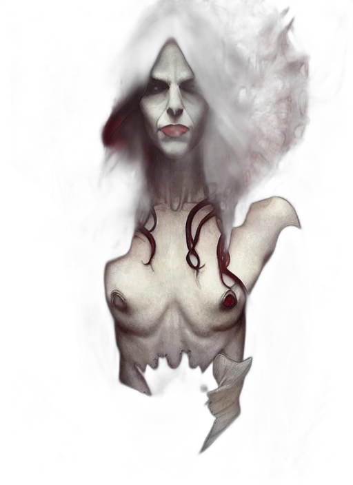 mask, creature, face, hair transparent PNG cut-out