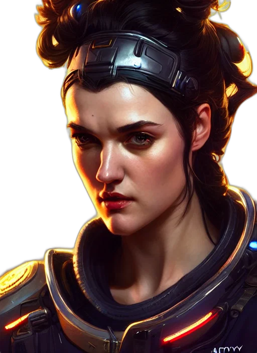 face, fantasy art, concept art, photorealistic transparent PNG cut-out