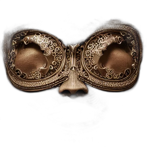 mask, crown, face, jewelry, 3d render, queen, metal, intricate transparent PNG cut-out