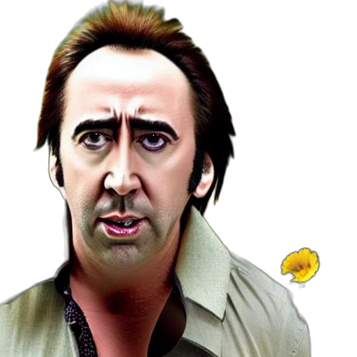 face, cartoon, photorealistic, 3d render transparent PNG cut-out