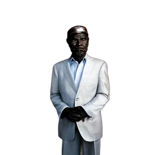 staff, jacket, robot, face transparent PNG cut-out