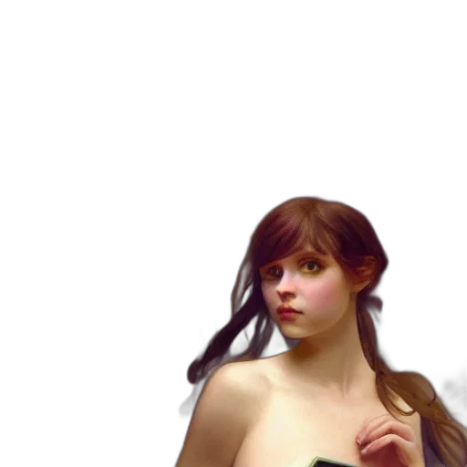 dress, face, robot, hair transparent PNG cut-out