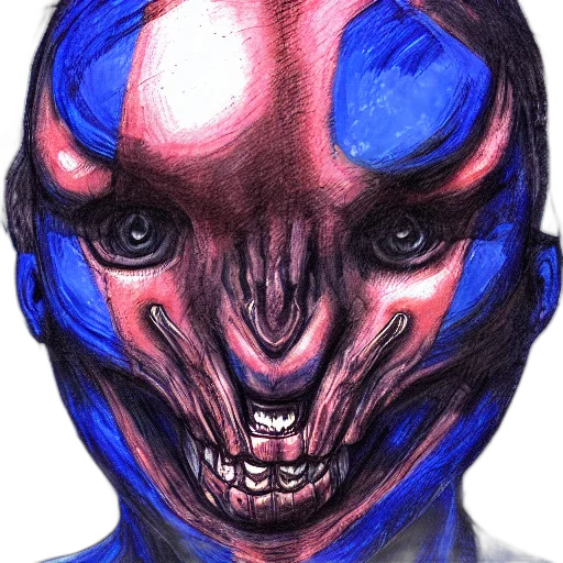 mask, face, creature, robot transparent PNG cut-out