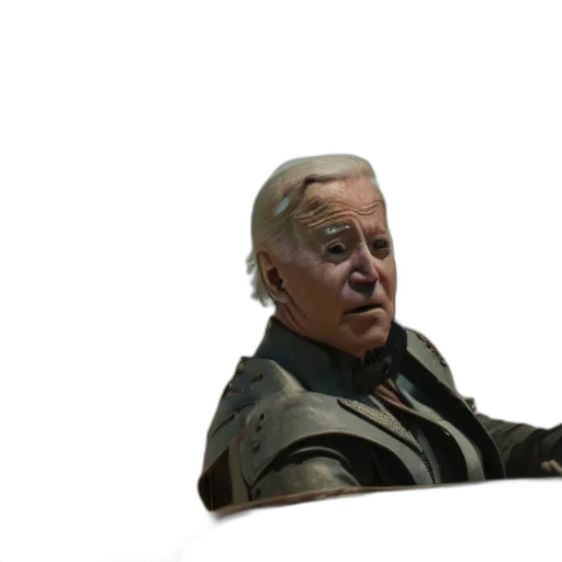 jacket, creature, face, weapon transparent PNG cut-out