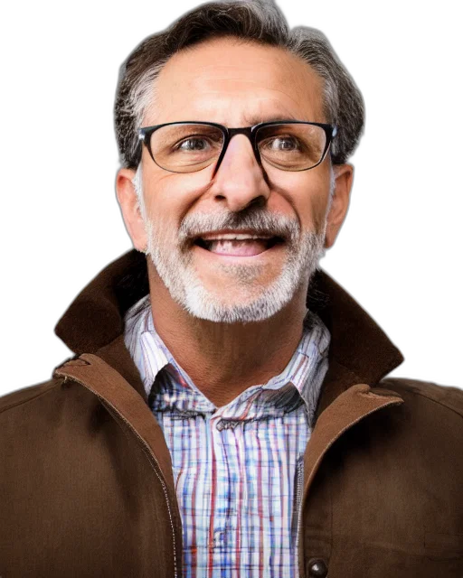 jacket, face, staff, animal transparent PNG cut-out