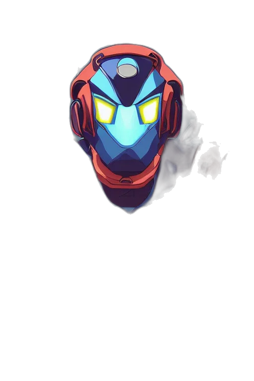 mask, robot, face, weapon transparent PNG cut-out