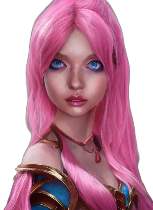 face, fantasy art, concept art, 3d render transparent PNG cut-out