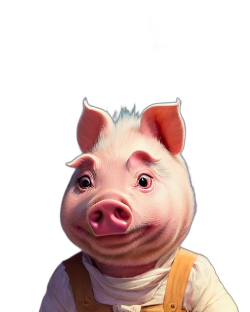 animal, creature, face, staff, concept art, 3d render, photorealistic, fantasy art transparent PNG cut-out