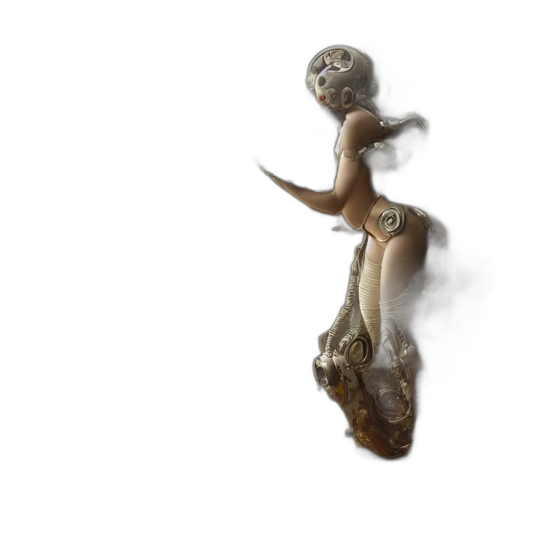 creature, staff, jewelry, hair transparent PNG cut-out