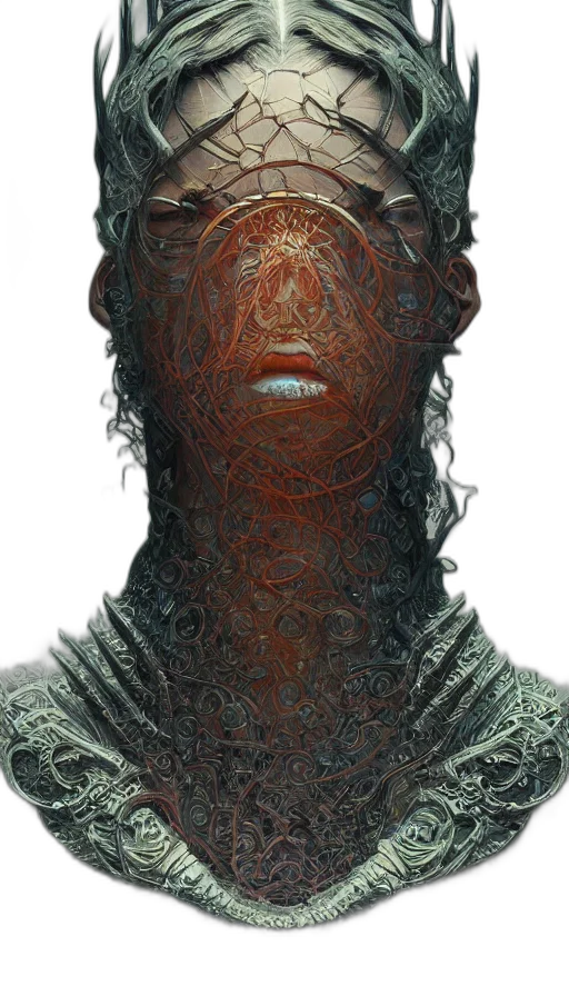 face, mask, creature, dragon transparent PNG cut-out