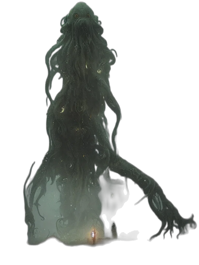 creature, dress, hair, mask transparent PNG cut-out