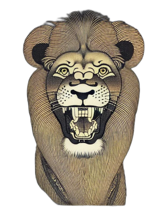 mask, animal, crown, staff transparent PNG cut-out