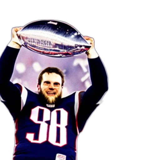 portrait, new, england, patriots, mac, jones, lifting, super transparent PNG cut-out