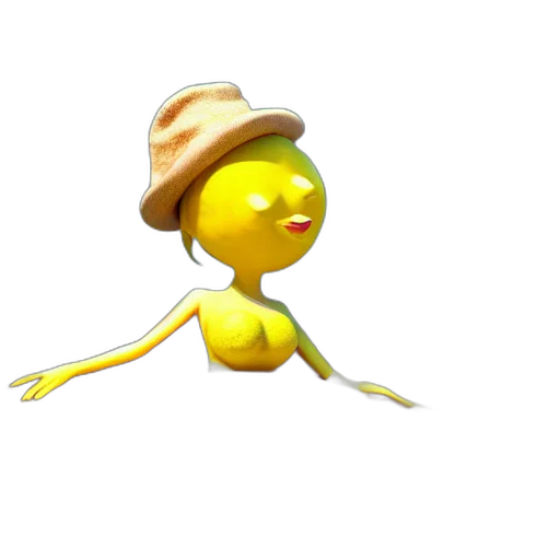 hat, creature, animal, staff transparent PNG cut-out