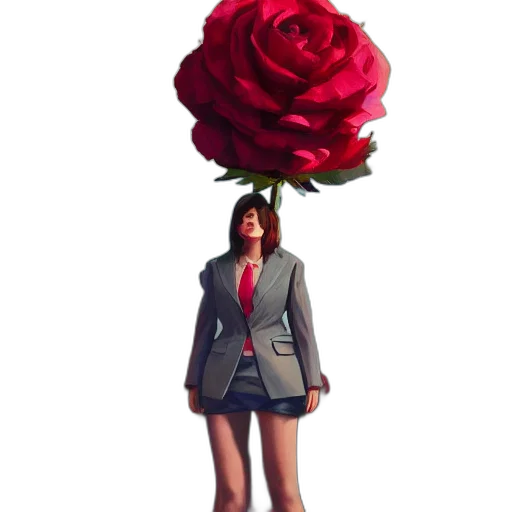 dress, flower, jacket, umbrella transparent PNG cut-out