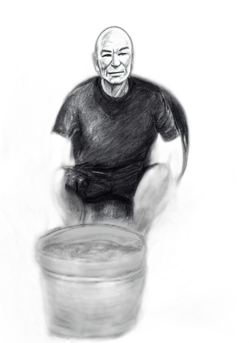 face, bottle, mask, staff transparent PNG cut-out