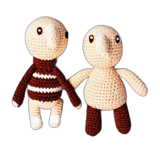 pixel art, 3d render, crocheted, plush, toy, headcrab transparent PNG cut-out