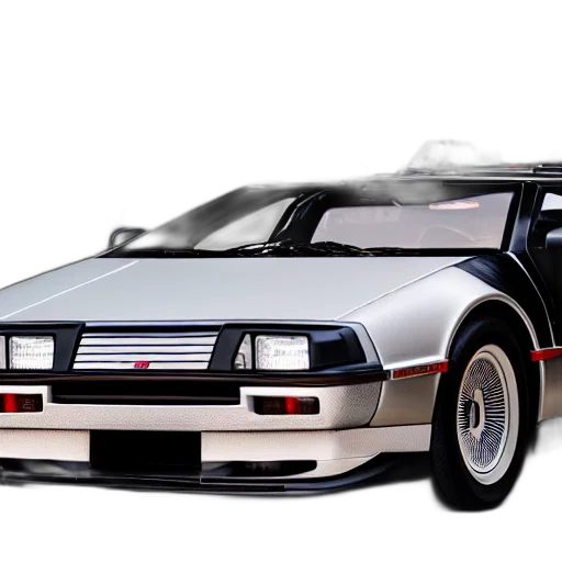 car, concept art, photorealistic, 3d render, hyperdetailed, photograph, delorean, bugatti transparent PNG cut-out