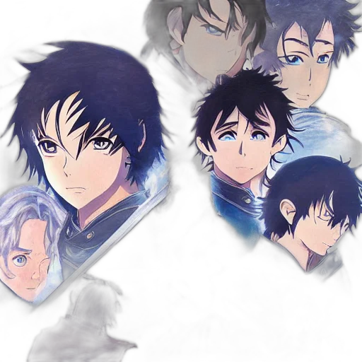 anime, concept art, cartoon, pixel art transparent PNG cut-out