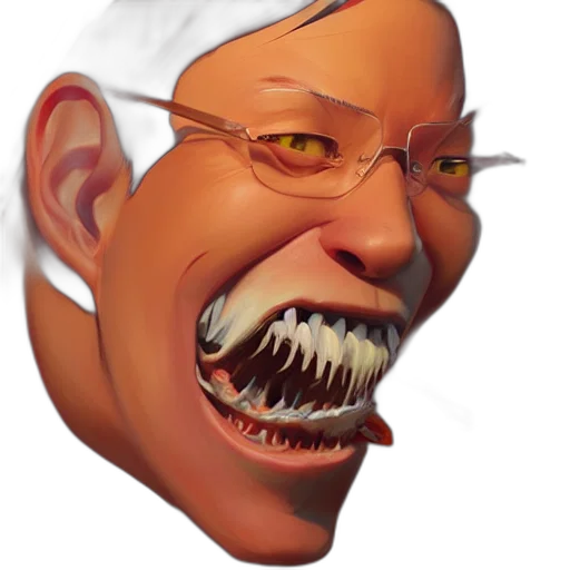face, mask, creature, staff transparent PNG cut-out