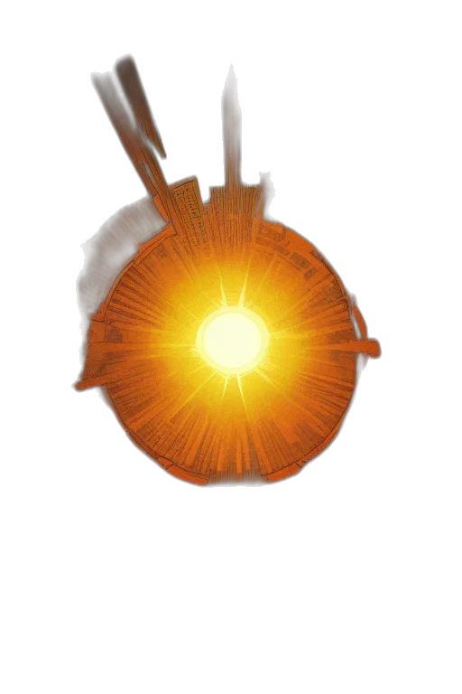 weapon, staff, robot, hair transparent PNG cut-out
