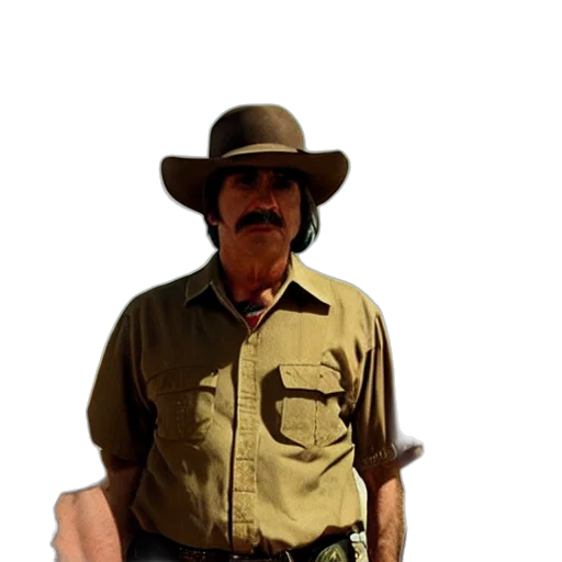 staff, hat, jacket, animal, concept art, photorealistic, 3d render, pixel art transparent PNG cut-out